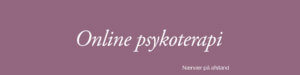 Online Psykoterapi